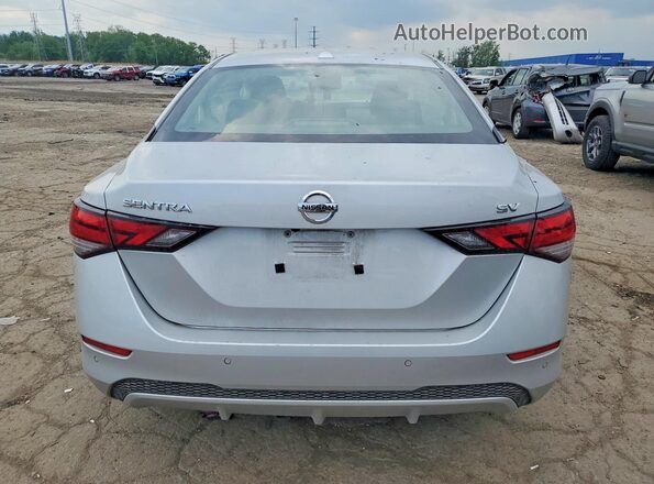 3N1AB8CV5MY308591 2021 NISSAN SENTRA Silver Vista trasera