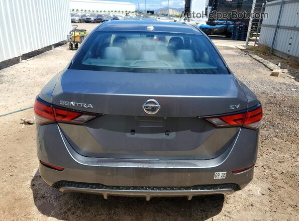 3N1AB8CV5MY317212 2021 NISSAN SENTRA Gray Widok z tyłu