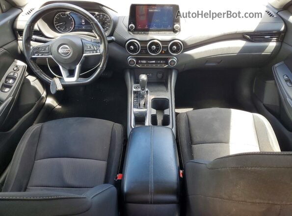 3N1AB8CV5MY317212 2021 NISSAN SENTRA Gray Widok deski rozdzielczej