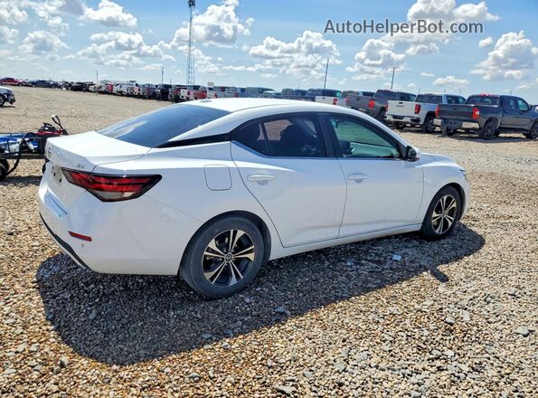 3N1AB8CV5MY317842 2021 NISSAN SENTRA White Հետևի աջ