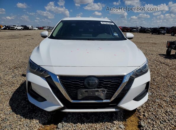 3N1AB8CV5MY317842 2021 NISSAN SENTRA White Դիմացի տեսք