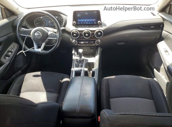 3N1AB8CV5MY317842 2021 NISSAN SENTRA White Առջևի վահանակի տեսք