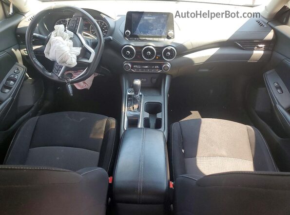 3N1AB8CV5MY319218 2021 NISSAN SENTRA Темно-бордовый Вид панели приборов