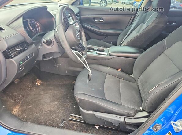 3N1AB8CV5NY276100 2022 NISSAN SENTRA Blue Front interior view