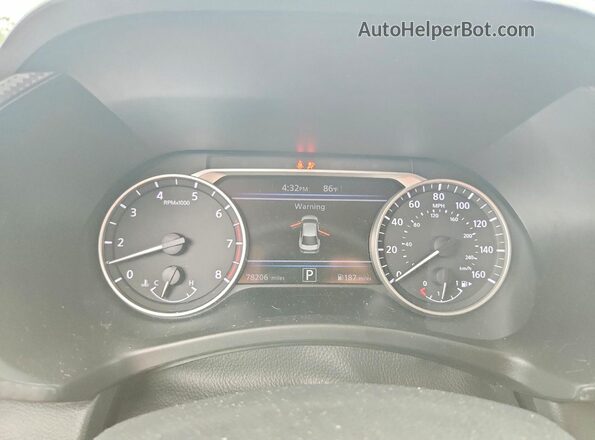 3N1AB8CV5NY276100 2022 NISSAN SENTRA Blue Instrument cluster view