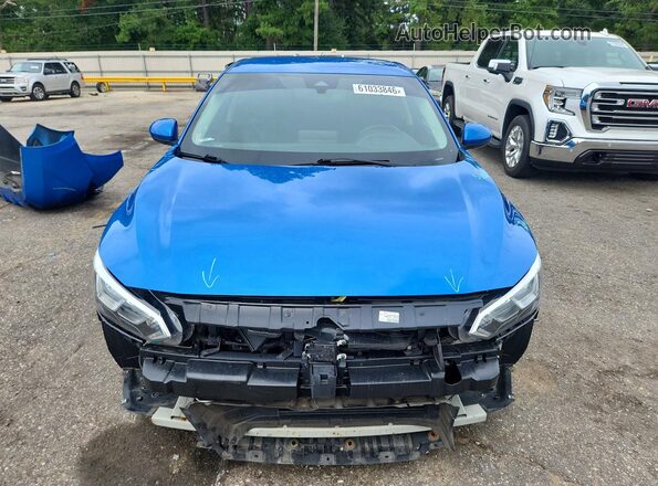 3N1AB8CV5NY276100 2022 NISSAN SENTRA Blue Front view