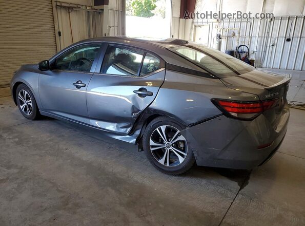 3N1AB8CV5NY320287 2022 NISSAN SENTRA Серый Задняя левая четверть