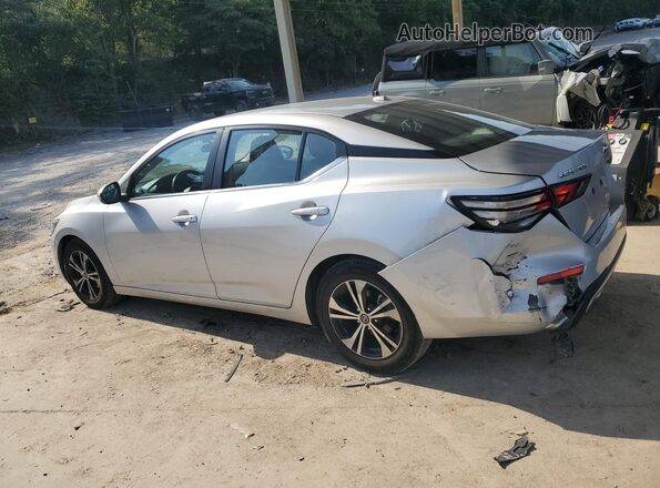 3N1AB8CV5PY229006 2023 NISSAN SENTRA Silver VIN կոդի պիտակի տեսք