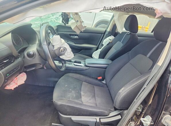 3N1AB8CV5PY233539 2023 NISSAN SENTRA Black წინა სალონის ხედი