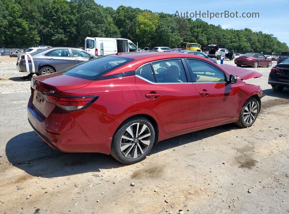 3N1AB8CV5PY241205 2023 NISSAN SENTRA Красный Задняя правая четверть