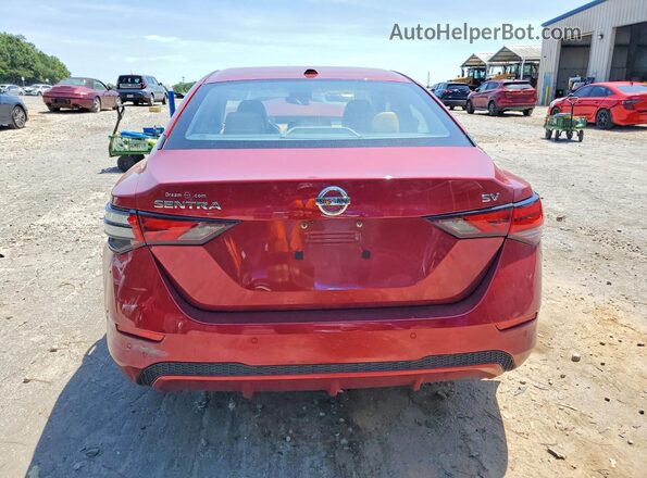 3N1AB8CV5PY241205 2023 NISSAN SENTRA Красный Вид сзади