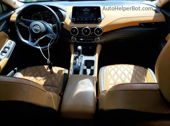 3N1AB8CV5PY241205 2023 NISSAN SENTRA Красный Вид панели приборов