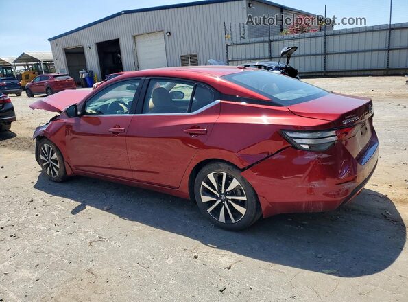 3N1AB8CV5PY241205 2023 NISSAN SENTRA Красный Задняя левая четверть