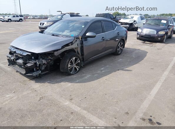 3N1AB8CV5PY244783 2023 NISSAN SENTRA Gray Vista tres cuartos delantera izquierda