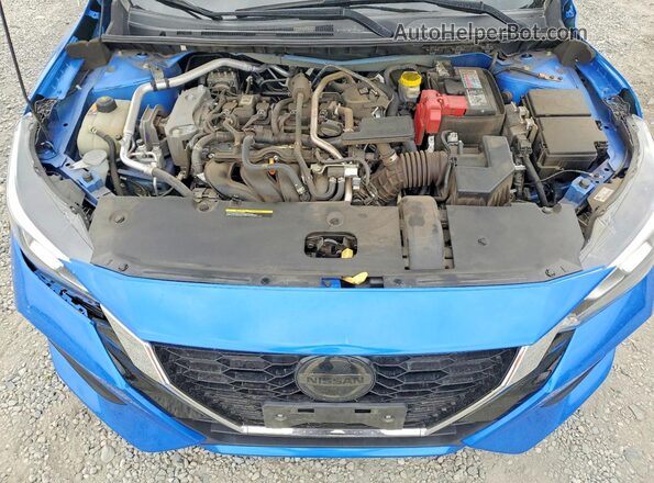 3N1AB8CV5PY277671 2023 NISSAN SENTRA Blue Widok wnętrza z tyłu