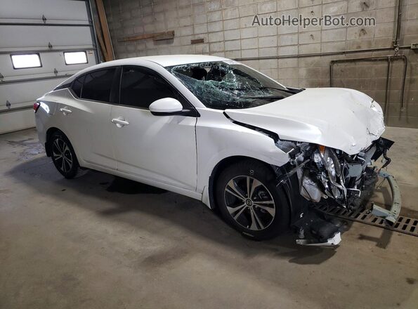 3N1AB8CV5PY311110 2023 NISSAN SENTRA White Przód prawy