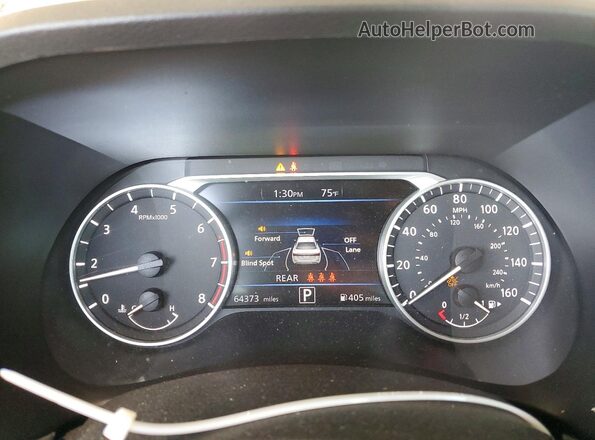 3N1AB8CV5RY203458 2024 NISSAN SENTRA White Вид щитка приладів