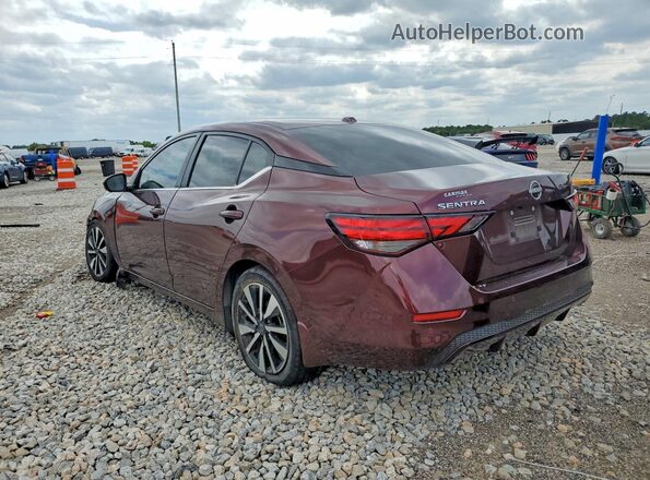 3N1AB8CV5RY301888 2024 NISSAN SENTRA Maroon Rear left