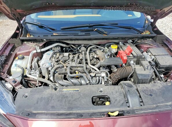 3N1AB8CV5RY301888 2024 NISSAN SENTRA Maroon Rear interior view