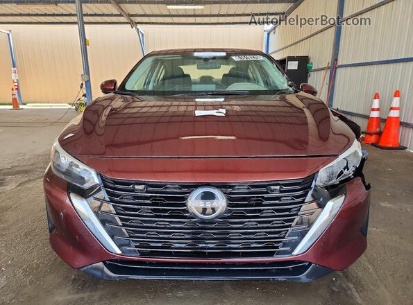 3N1AB8CV5RY314088 2024 NISSAN SENTRA Burgundy Դիմացի տեսք
