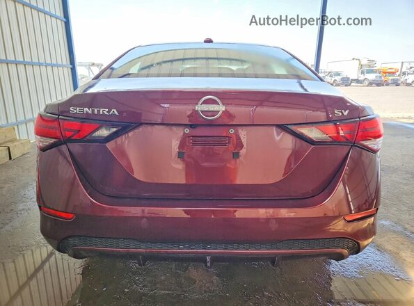 3N1AB8CV5RY314088 2024 NISSAN SENTRA Burgundy Հետևի տեսք