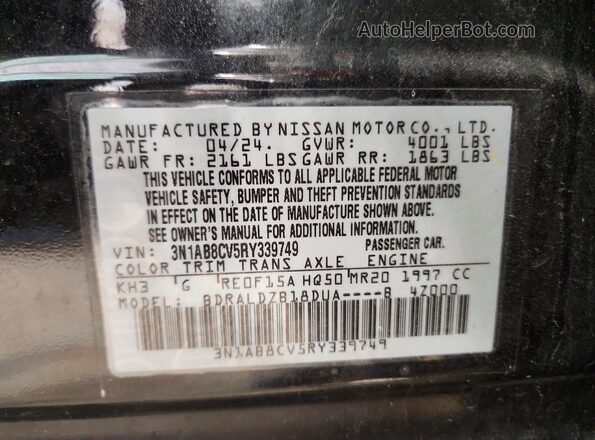 3N1AB8CV5RY339749 2024 NISSAN SENTRA Black Շարժիչի բաժամունքի տեսք