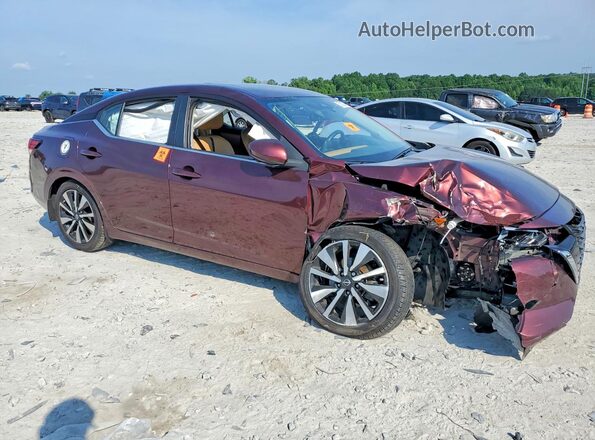 3N1AB8CV5RY349696 2024 NISSAN SENTRA Maroon წინა მარჯვენა