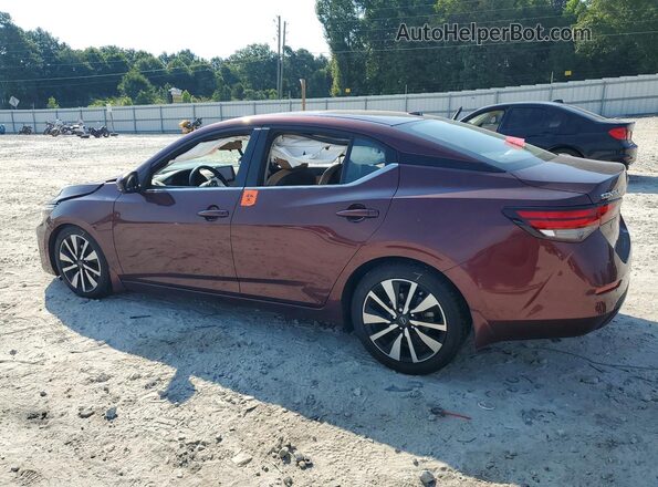 3N1AB8CV5RY349696 2024 NISSAN SENTRA Maroon უკანა მარცხენა