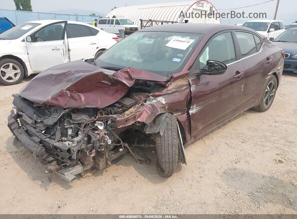 3N1AB8CV5SY208486 2025 NISSAN SENTRA Красный Передняя левая четверть