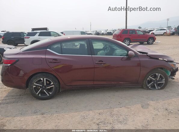 3N1AB8CV5SY208486 2025 NISSAN SENTRA Красный Панорамный вид салона 360°