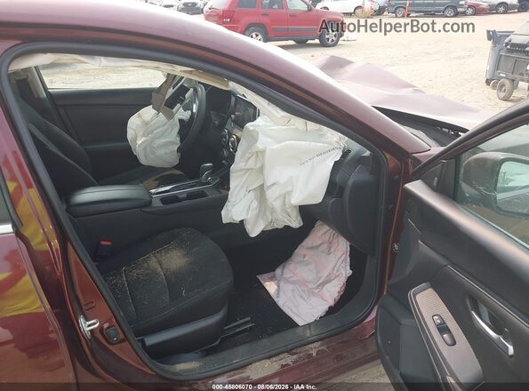 3N1AB8CV5SY208486 2025 NISSAN SENTRA Красный Вид салона спереди