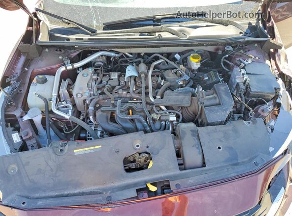 3N1AB8CV5SY261110 2025 NISSAN SENTRA Burgundy უკანა სალონის ხედი