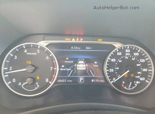 3N1AB8CV5SY275539 2025 NISSAN SENTRA White Instrument cluster view