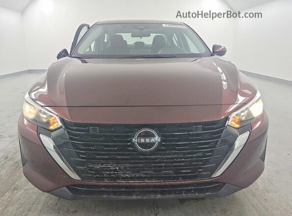 3N1AB8CV5SY288176 2025 NISSAN SENTRA Burgundy Widok z przodu