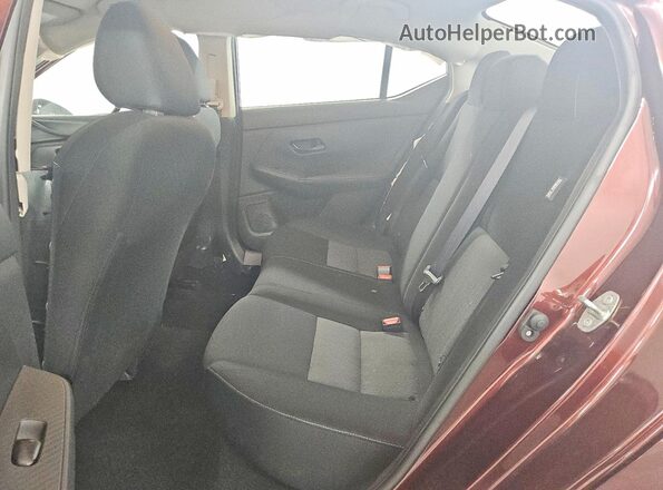 3N1AB8CV5SY288176 2025 NISSAN SENTRA Burgundy Widok tylnych siedzeń