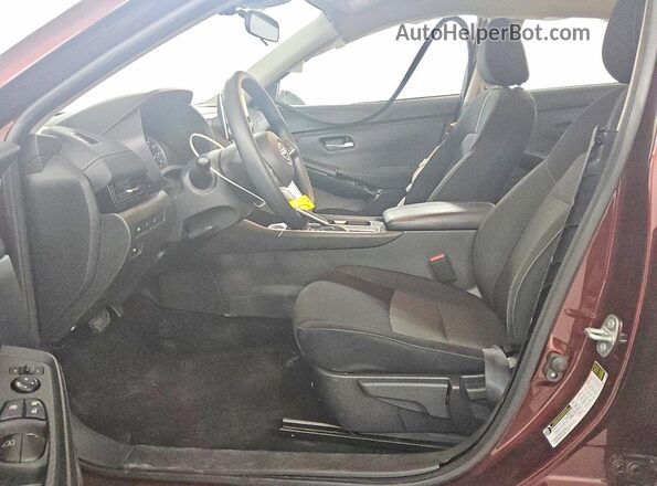 3N1AB8CV5SY288176 2025 NISSAN SENTRA Burgundy Widok wnętrza z przodu