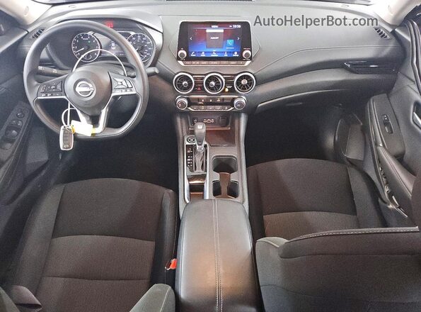3N1AB8CV5SY288176 2025 NISSAN SENTRA Burgundy Widok deski rozdzielczej