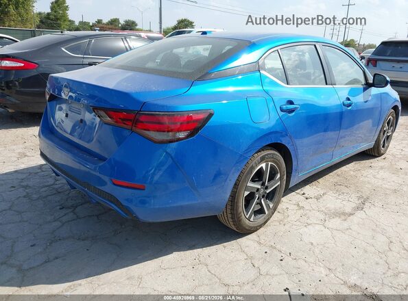 3N1AB8CV5SY300696 2025 NISSAN SENTRA Синий Задняя правая четверть