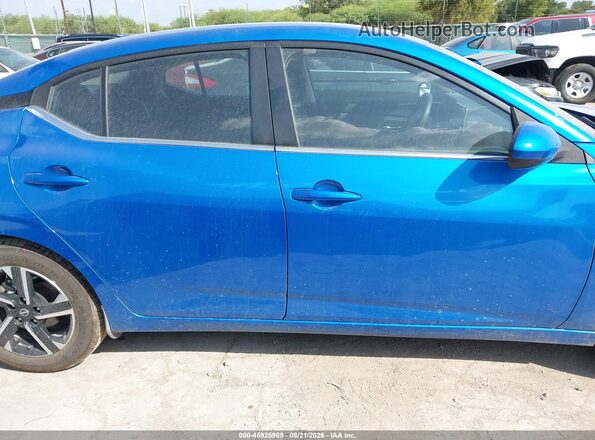 3N1AB8CV5SY300696 2025 NISSAN SENTRA Синий Вид задней части салона
