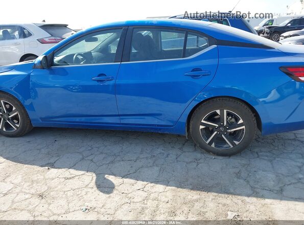 3N1AB8CV5SY300696 2025 NISSAN SENTRA Синий Панорамный вид салона 360°