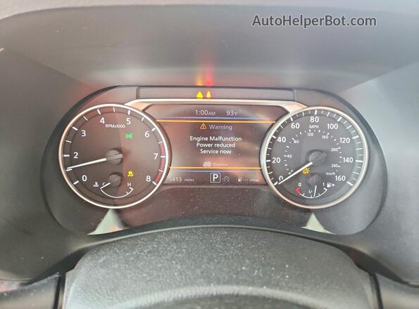 3N1AB8CV5SY342964 2025 NISSAN SENTRA Серый Вид щитка приборов