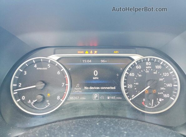 3N1AB8CV5SY351776 2025 NISSAN SENTRA Gray ხელსაწყოთა პანელის ხედი