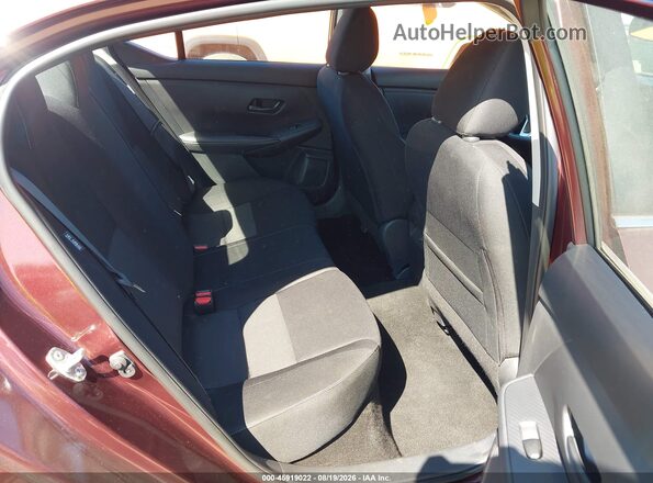 3N1AB8CV5SY352815 2025 NISSAN SENTRA Burgundy Vista de la etiqueta del VIN