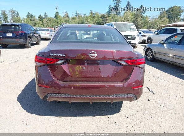3N1AB8CV5SY352815 2025 NISSAN SENTRA Burgundy 