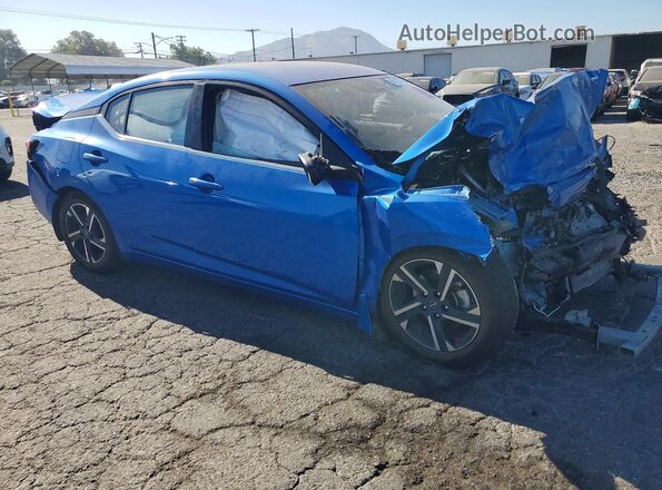 3N1AB8CV5SY357321 2025 NISSAN SENTRA Blue წინა მარჯვენა
