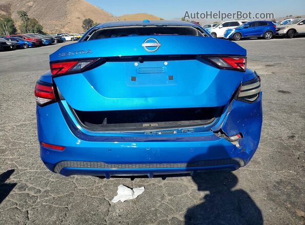 3N1AB8CV5SY357321 2025 NISSAN SENTRA Blue უკანა ხედი