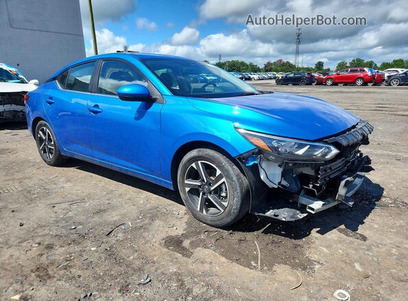 3N1AB8CV5SY372613 2025 NISSAN SENTRA Blue Przód prawy