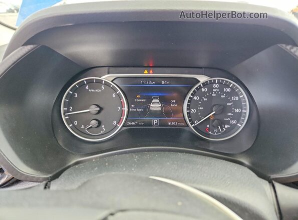 3N1AB8CV5SY372613 2025 NISSAN SENTRA Blue Widok zestawu wskaźników