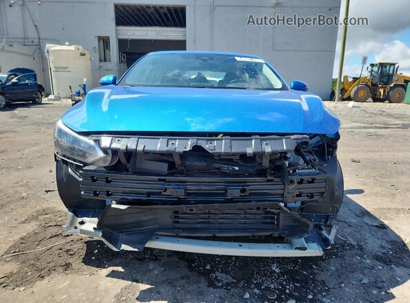 3N1AB8CV5SY372613 2025 NISSAN SENTRA Blue Widok naklejki z numerem VIN