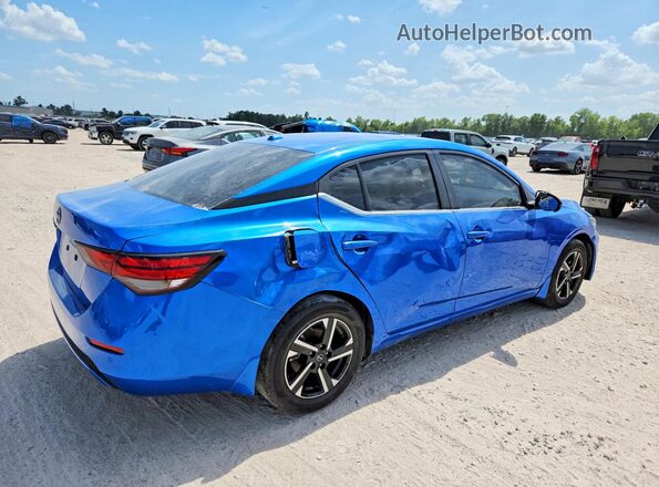 3N1AB8CV5SY396913 2025 NISSAN SENTRA Blue უკანა მარჯვენა